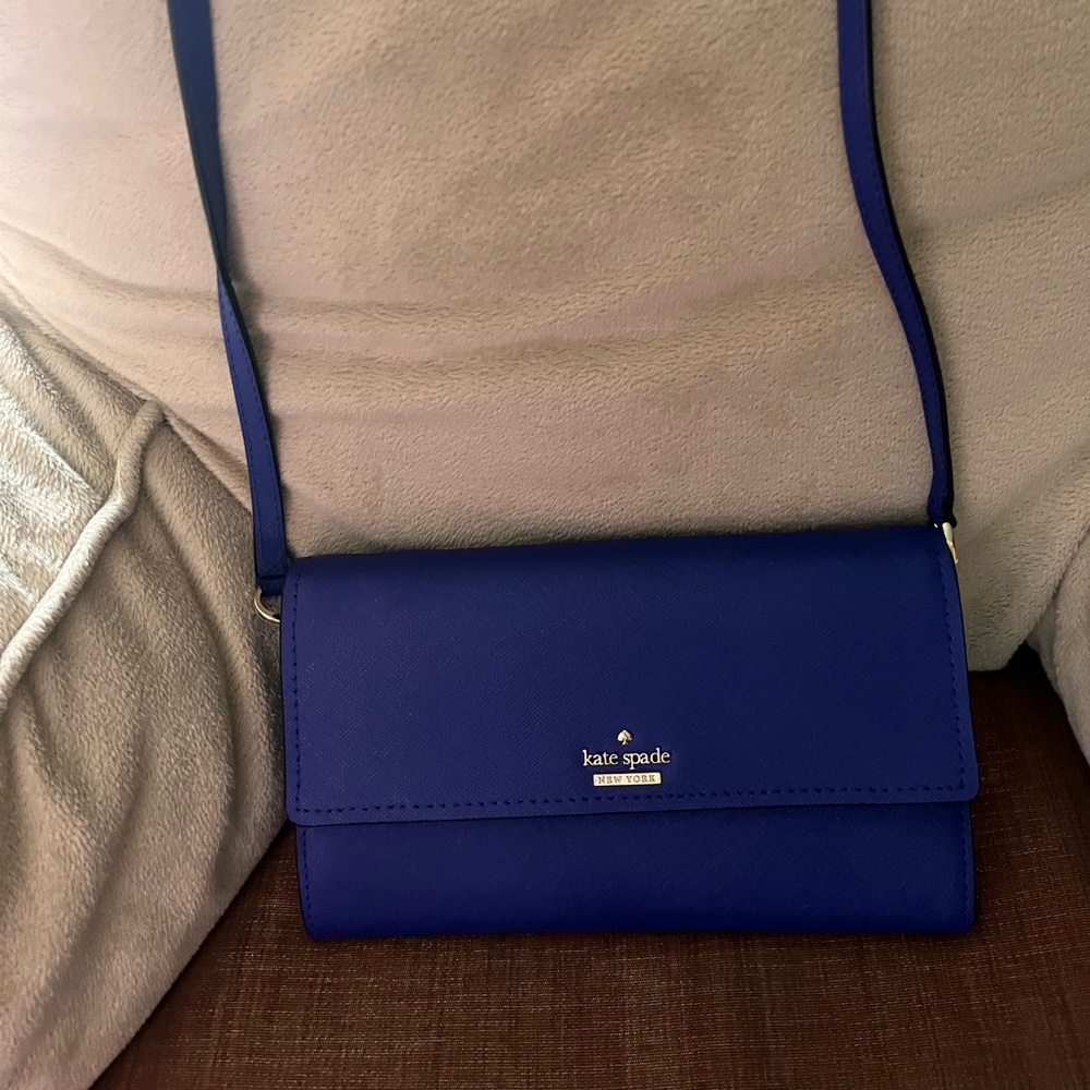 Brand New Kate Spade Blue Crossbody Bag